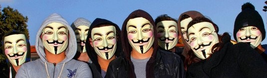 Anonymous - maska Guy Fawkes