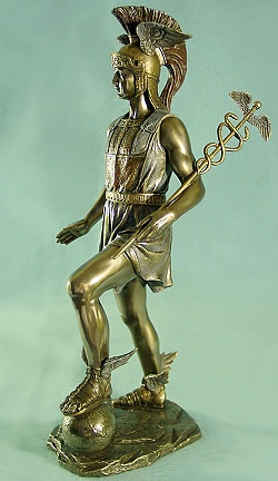 Hermes a caduceus